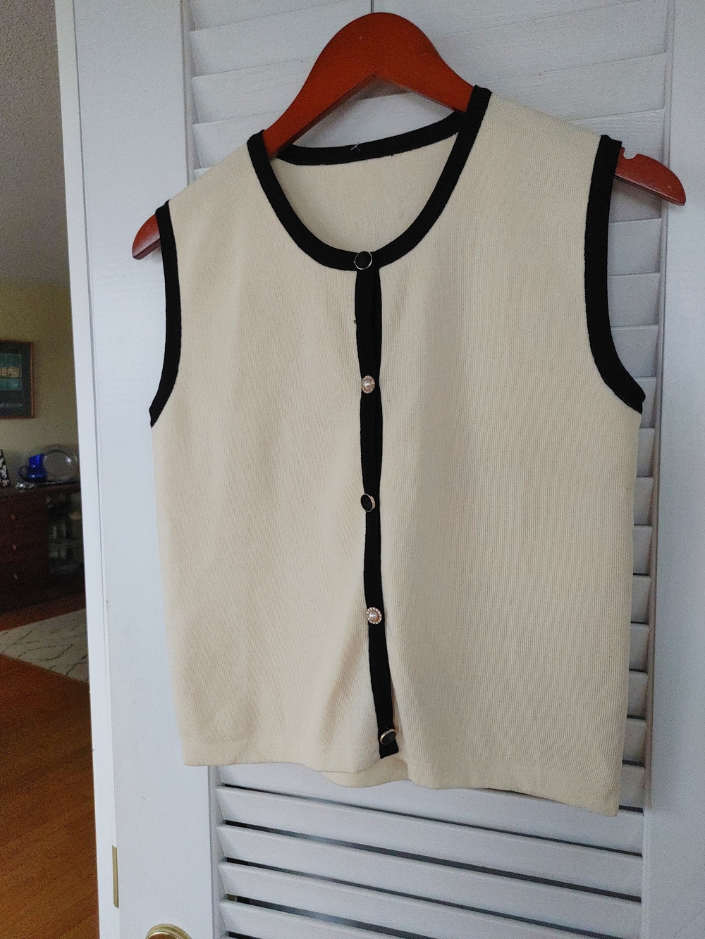 Vintage Cream Vest
